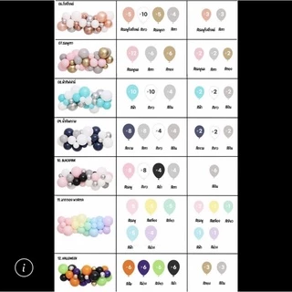 🍭ร้านไทย ส่งด่วน เซ็ทคุ้มในคุ้ม เซ็ทลูกโป่ง30ใบ แถมฟรีสายทำซุ้มและเจลกาวค่า