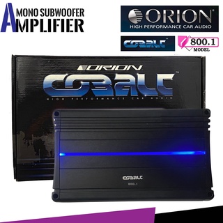 💥ขายส่งถูกสุด💥พาวเวอร์แอมป์รถยนต์ Orion รุ่น Cobalt CO800.1 แอมป์โมโนClass A/Bขับซับตู้กำลังขับสูงสุด 800วัตต์