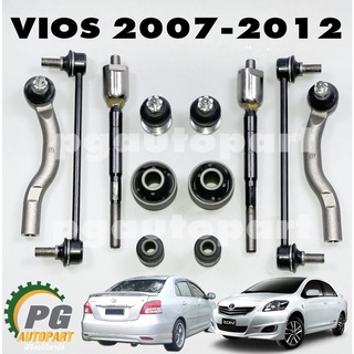 ชุดช่วงล่างหน้า โตโยต้าวีออส TOYOTA VIOS ปี 2007-2012 NCP91-93 AT (1 ชุด = 12 ชิ้น) / รูปจริง