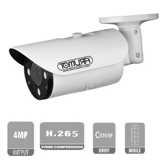 กล้องวงจรปิด TOMURA รุ่น PS-6101HDII-P IP camera 4 MP lens 2.8-12mm. MOTORRIZED