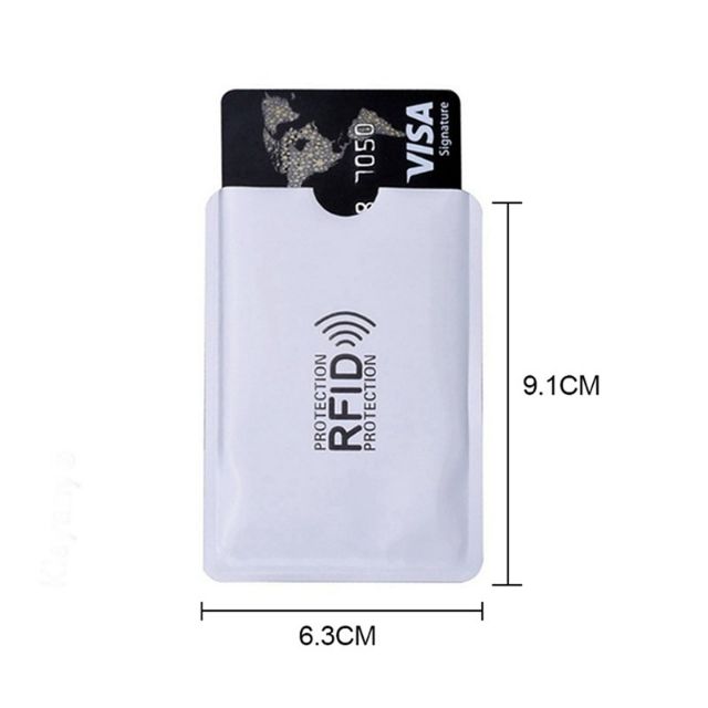 ที่ใส่บัตร RFID บัตรเครดิตนิรภัย