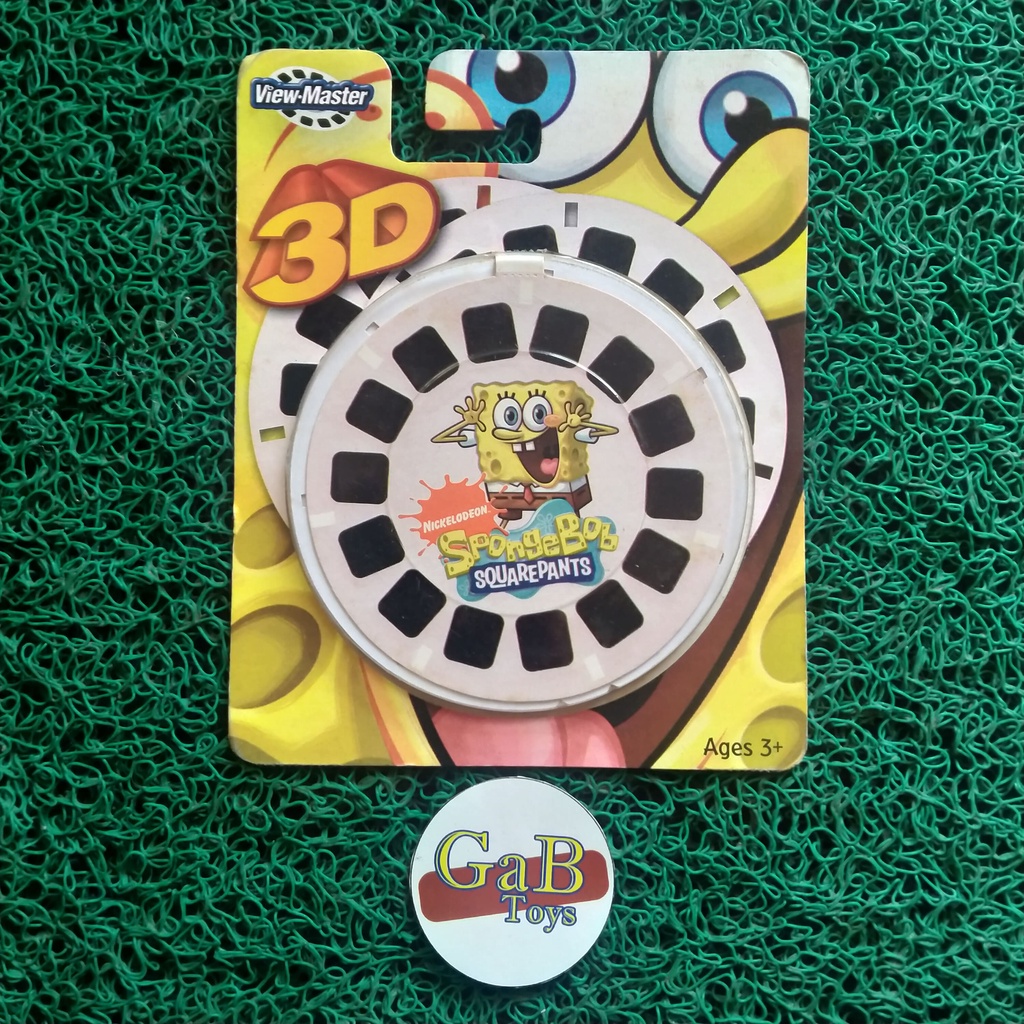 เทปคาสเซ็ต ViewMaster ViewMaster View Master Reels Reel Film - 3D Spongebob Squarepants