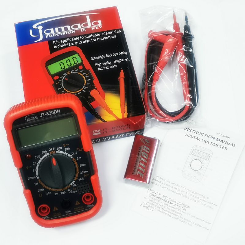 (มีสต็อก พร้อมส่ง) Digital Multimeter Yamada JT-830DN