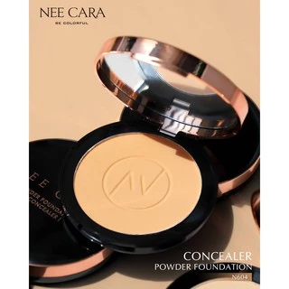 NEE CARA | N604นีคาร่า แป้งพัฟ แป้งผสมรองพื้น แป้งตลับ CONCEALER POWDER FOUNDATION SPF 25PA++