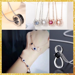 สร้อยคอ-กำไล Swarovski Alto / Sparkling / Evil Eye / Infinity Pendant สวารอฟสกี้ แท้ 100%