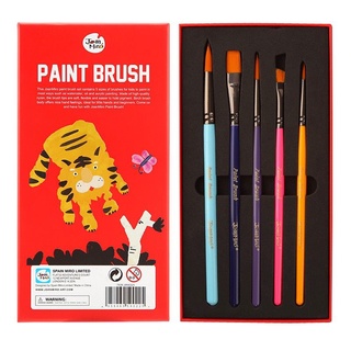 เซตพู่กันระบายสี Paint Brush 5  ชิ้นนำเข้าแบรนด์ Joan Miro