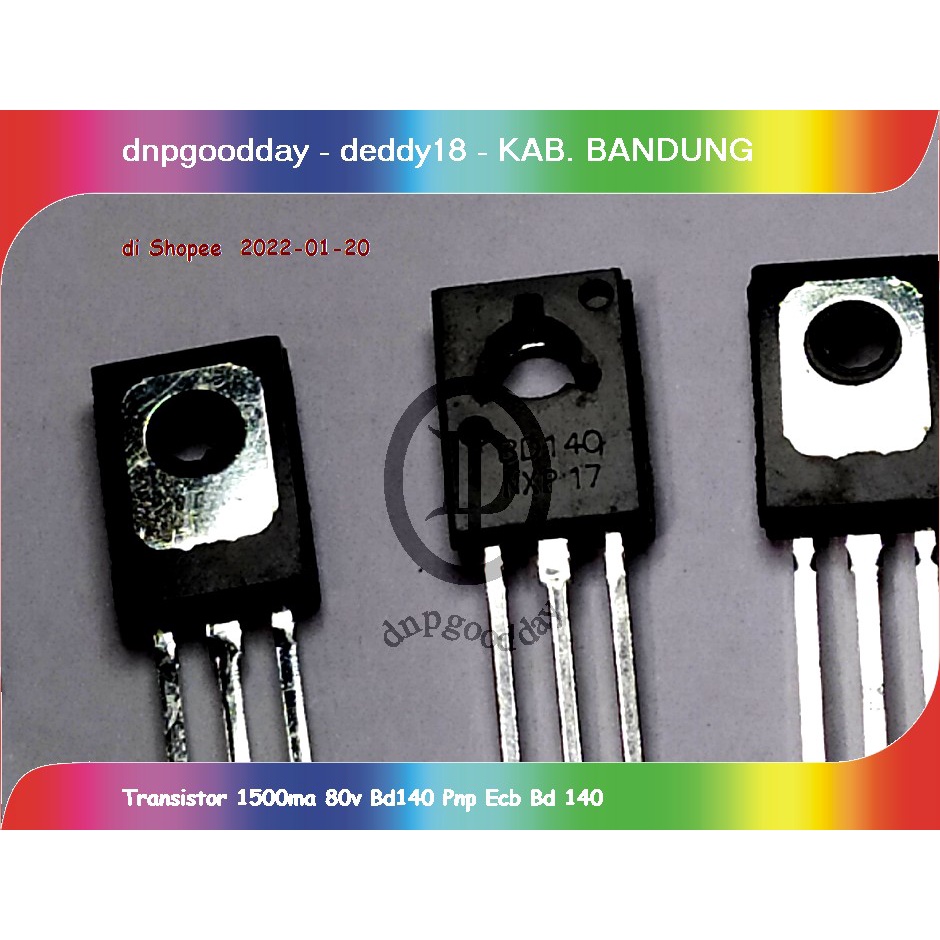 ทรานซิสเตอร์ 1500ma 80v Bd140 Pnp Ecb Bd 140