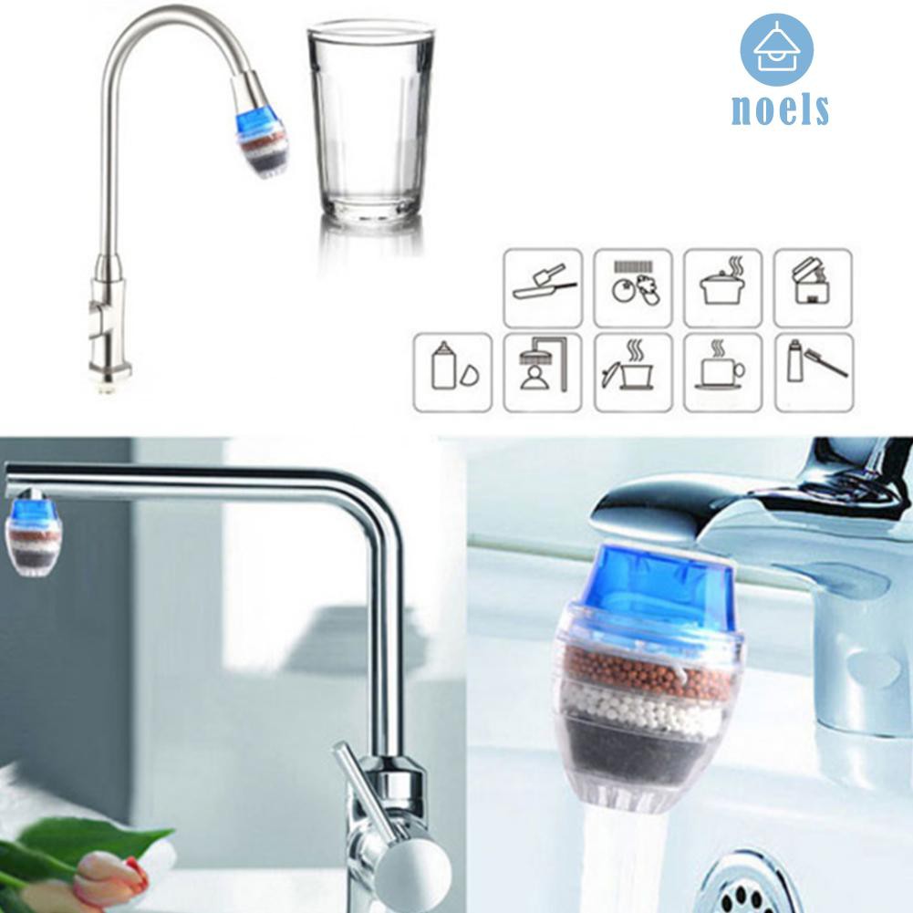 Ready Stock Activated Carbon Round Faucet Water Nice Tap Filter