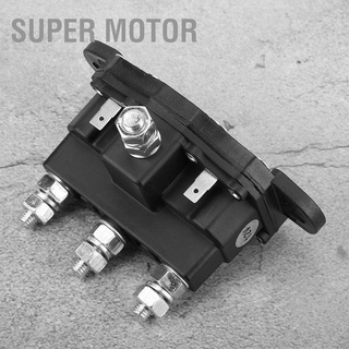 Super Motor 6 Terminal 12V Winch Reversing Solenoid Switch Relay Contactor