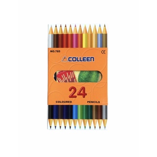 สีไม้คอลลีน colleen24สี 2หัว No.785