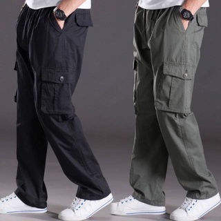 #2013 มี 4 สี (M-6XL) กางเกงขายาวลำลอง เอวยืดสีพื้น มีซิป กางเกงเอวยืด ขายาวสีพื้น ขายาวแฟชั่น กางเกงขายาวสีพื้นไซส์ใหญ่
