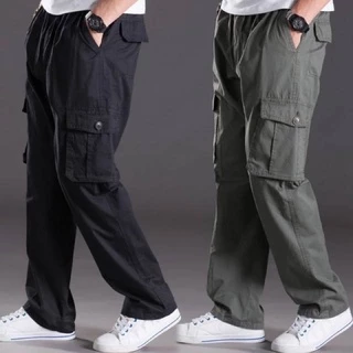 #2013 มี 4 สี (M-6XL) กางเกงขายาวลำลอง เอวยืดสีพื้น มีซิป กางเกงเอวยืด ขายาวสีพื้น ขายาวแฟชั่น กางเกงขายาวสีพื้นไซส์ใหญ่