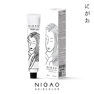 NIGAO BLEACHING CREAM MAXX LIGHT ครีมกัดสีผม นิกาโอะ