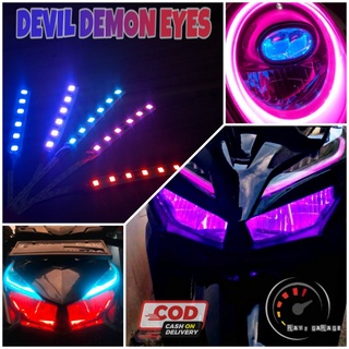 ไฟ LED สว่างมาก 6 จุด ลาย Devil eye demon eye vario 150 vario 125 beat