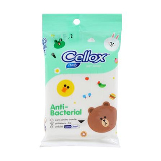 ทิชชู่เปียก ผ้าเช็ดทำความสะอาดผิว CELLOX 10แผ่น ตัวช่วยในการทำความสะอาดผิว และสิ่งของต่างๆ