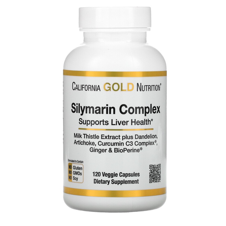 California Gold Nutrition Silymarin Complex 120 Veg Caps