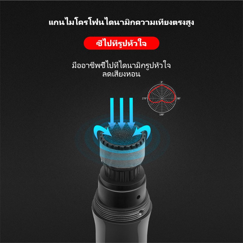 COV-UC8200 ไมโครโฟน ไมค์ลอยคู่ ไมค์ลอยไร้สาย ความถึ่สูง ไมโครโฟนแบบพกพา หมดปัญหาคลื่นแทรก