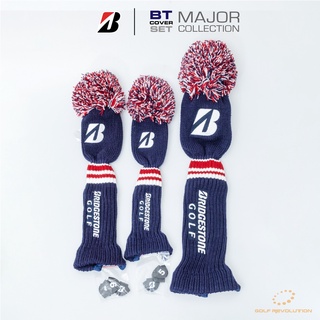 ที่ครอบหัวไม้ Bridgestone golf - [2022 model Major Collection] Head Cover Set (3 pcs of head cover for DR, FW, UT)