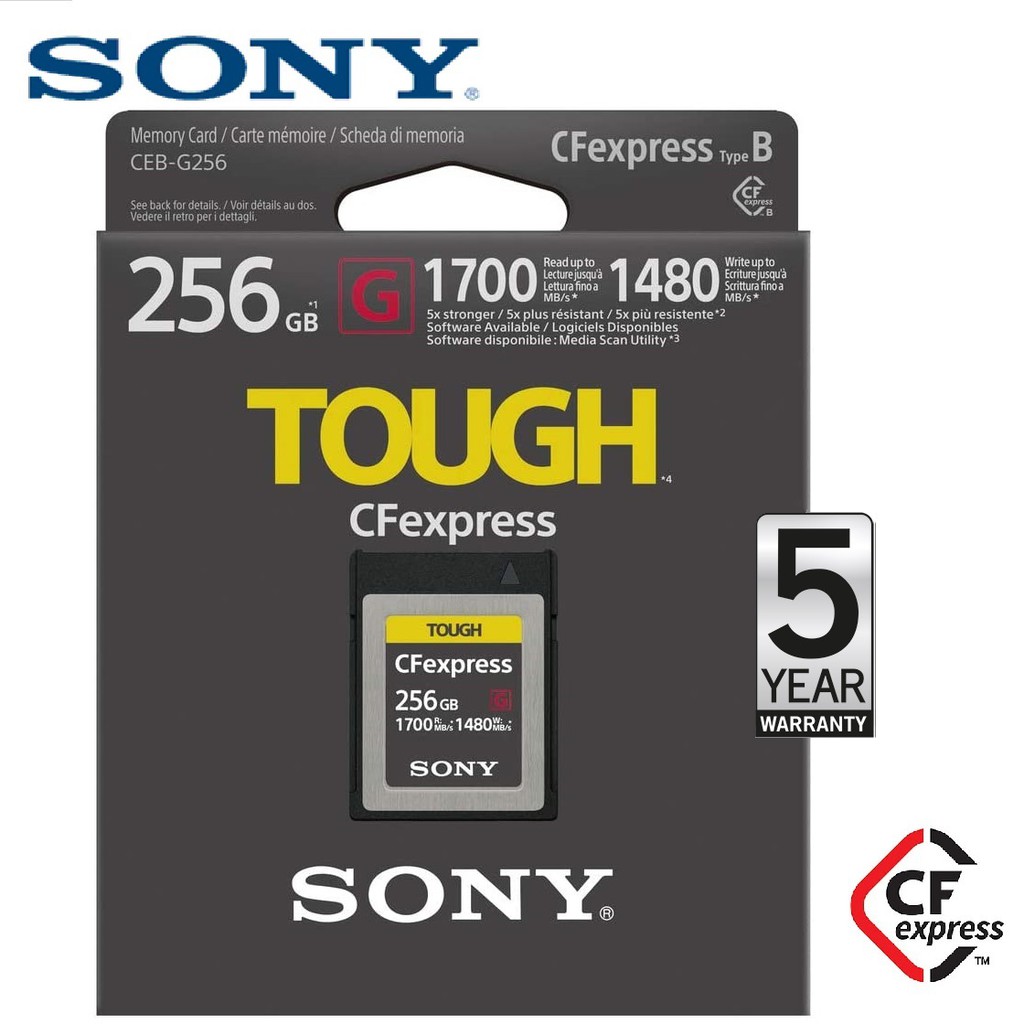 Sony 256GB CFexpress TOUGH (Type B)