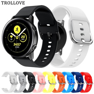 band สาย❆สายซิลิโคน Samsung S2 sport 20mm นาฬิกา 42mm Huawei Amazfit BIP 2