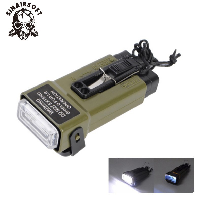 Fma MS2000 Outdoor Survival Light Multifunctional Cycling Light ยุทธวิธี Camping Survival Strobe หมวกกันน็อค Light