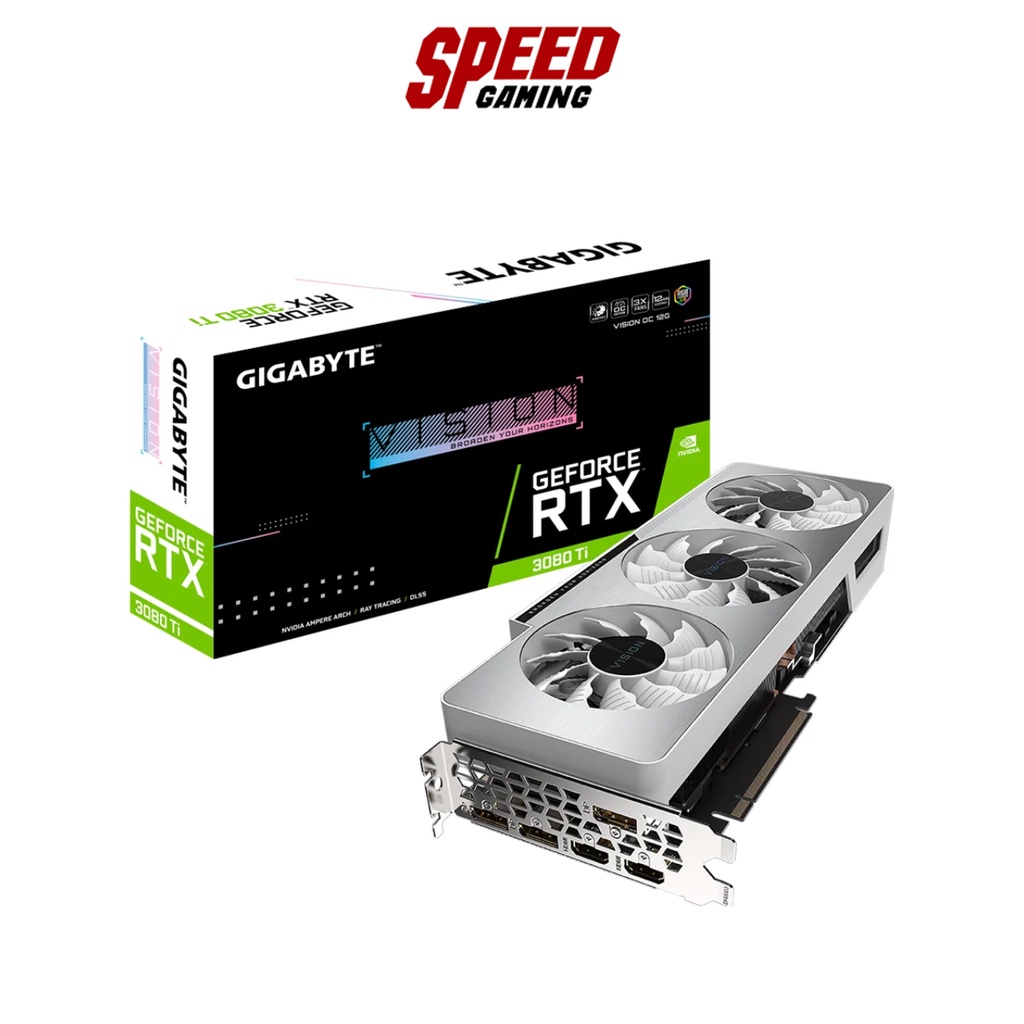 GIGABYTE VGA CARD GEFORCE RTX3080TI VISION OC12G 12GB GDDR6X 384BIT/3Y By Speed Gaming