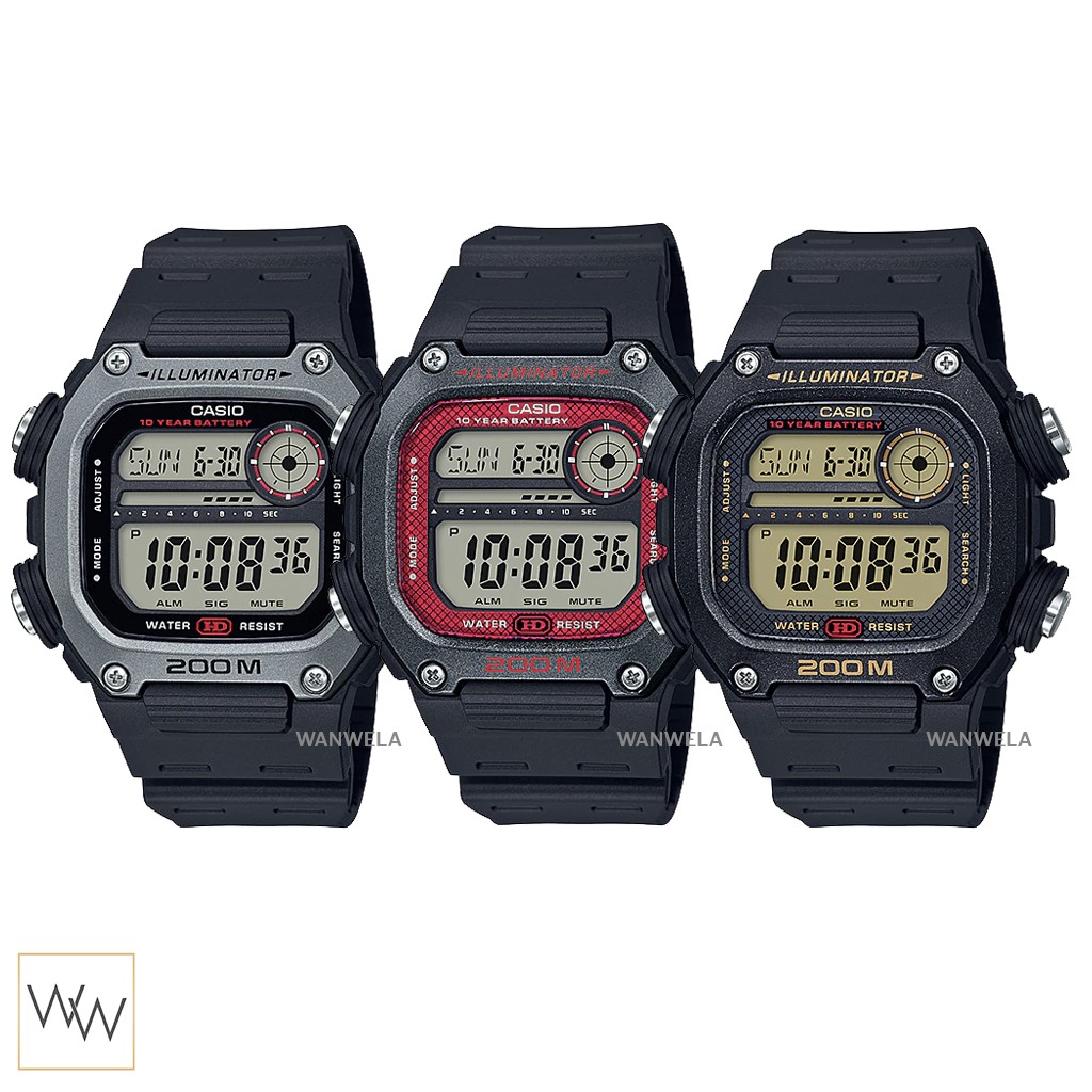 ของแท้ นาฬิกาข้อมือ Casio ผู้ชาย รุ่น DW-291H