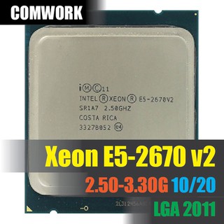 ซีพียู Intel XEON E5 2670 V2 LGA 2011 CPU PROCESSOR X79 C602 WORKSTATION SERVER DELL HP COMWORK