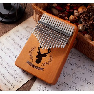 【Cega】17 key Kalimba Thumb Piano Acoustic Finger Piano Music Instrument เครื่องดนตรี คาลิมบา