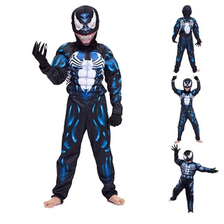 ถุงน่องสัญลักษณ์ Venom Marvel สวมบทบาทสมรรถภาพกล้ามเนื้อ สําหรับเด็ก