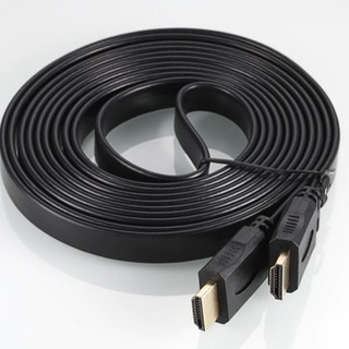 HDMI High Speed 1080p 3D VER 1.4 สายแบนอ่อนยาว 5 เมตร (Black)