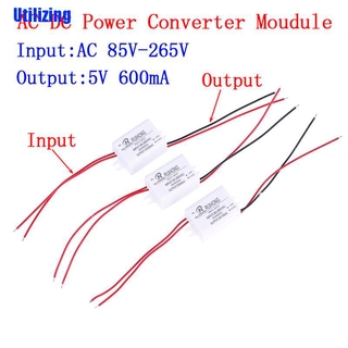 (Utilizing) Ac - โมดูลพาวเวอร์ซัพพลาย Dc 0. 3 A 3 W 220V เป็น Dc 5v 12v