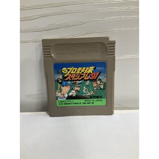 ตลับแท้ [GB] [0200] Higashio Osamu Kanshuu Pro Yakyuu Stadium 91 (Japan) (DMG-PIJ) Gameboy Game Boy Original เกมบอย