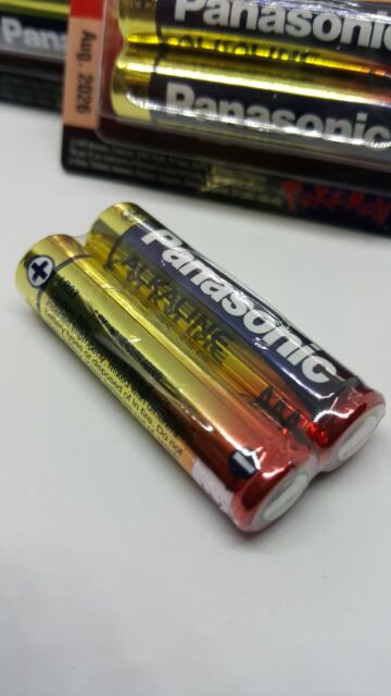 (แจกโค้ด20%กรอก INC889TYช่องโค้ดช้อปปี้)( Pana AAA / 6 ก้อน . )  ถ่าน Panasonic ALKALINE aaa (1.5V) ของเเท้