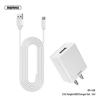 ใหม่สายชาร์จ Remax RP-U18 หัวพร้อมสายชาร์ 2.1A output สำหรับ for L/Micro USB/Type C