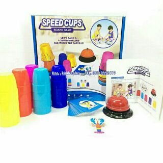 Speed Cups ถูกที่สุดในshopee  คุ้มเกินราคา!! เกมถ้วยสีประลองความไว   เกมเรียงถ้วยสี   เกมเรียงแก้วสี เล่นดีมาก