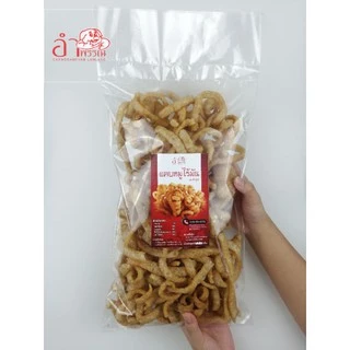 แคบหมูไร้มัน สูตรดั้งเดิม จังหวัดลำปาง (เส้นยาว ฟู กรอบ ไม่อมน้ำมัน อาหารของกินเหนือ)