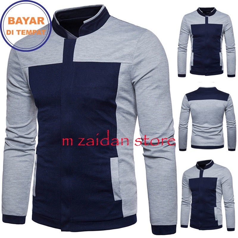 Mzadan เสื้อแจ็คเก็ตสเวตเตอร์เบสบอล Sportwear สําหรับผู้ชาย verse 2