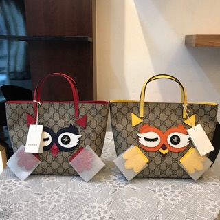 Gucci Mini Tote  นกฮูกเหลือง