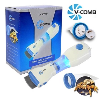 Electric V-Comb traces of head Lice and Nits Remover Vacuum