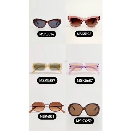 แว่นกันแดด / แว่นกันแดด Mango Auth store Germany fullbill พร้อมรูปถ่ายจริง