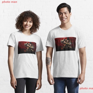 photo man top Shadows Die Twice เสื้อยืด เซกิโระ เสื้อยืดแฟชั่น Sekiro art Essential T-Shirt men