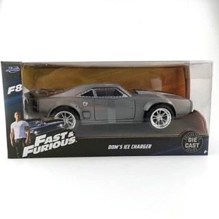 โมเดลรถเหล็ก 1:24 Dom’ Ice Charger [Jada]