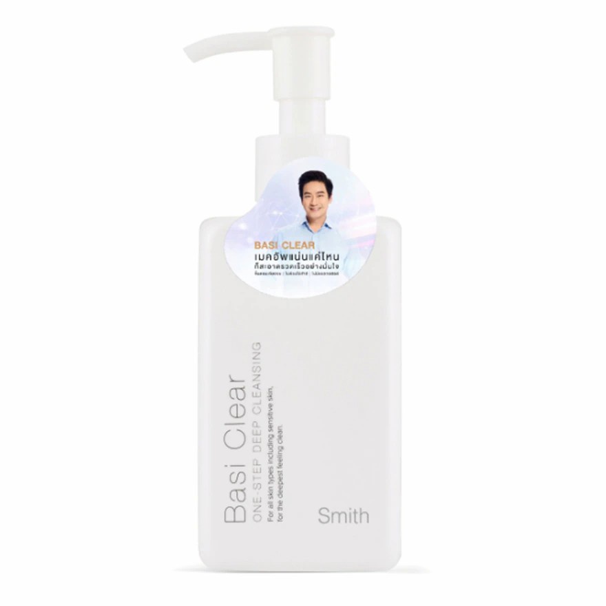 SMITH Basi Clear One Step Deep Cleansing บาสิ เคลียร์ / วัน-สเต็ป ดีพ คลีนซิ่ง 150 มล.