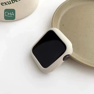 Case ด้าน Silicon เคส smart เคสสําหรับแอปเปิ้ลวอช Watch11 10 9 8 7 6 se 5 4 3 2 1 case 40/41/44/45/46mm เคสซิลิโคน เคส