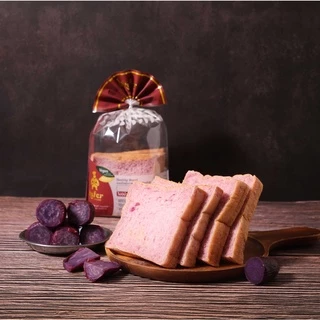 KAFER (KF-01-008) ขนมปังVegan รสมันม่วง (แบบแผ่น)
