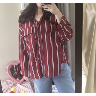 เชิ้ตสไตล์เกาหลี ทรงoversize