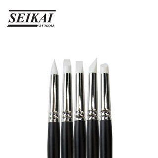 Seikai paint shaper ชุดเพ้นท์เชปเปอร์ หัวซิลิโคน 5 ด้าม