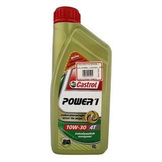 CASTROL น้ำมันเครื่องรถมอเตอร์ไซค์ 4T POWER1 10W-30 1 ลิตร สำหรับเครื่องยนต์หัวฉีด และคาร์บูเรเตอร์