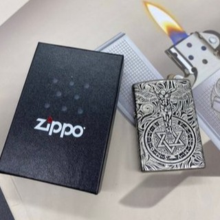 ไฟแช็ค Zippo กันลมกันน้ำไฟแช็กน้ำมันก๊าด